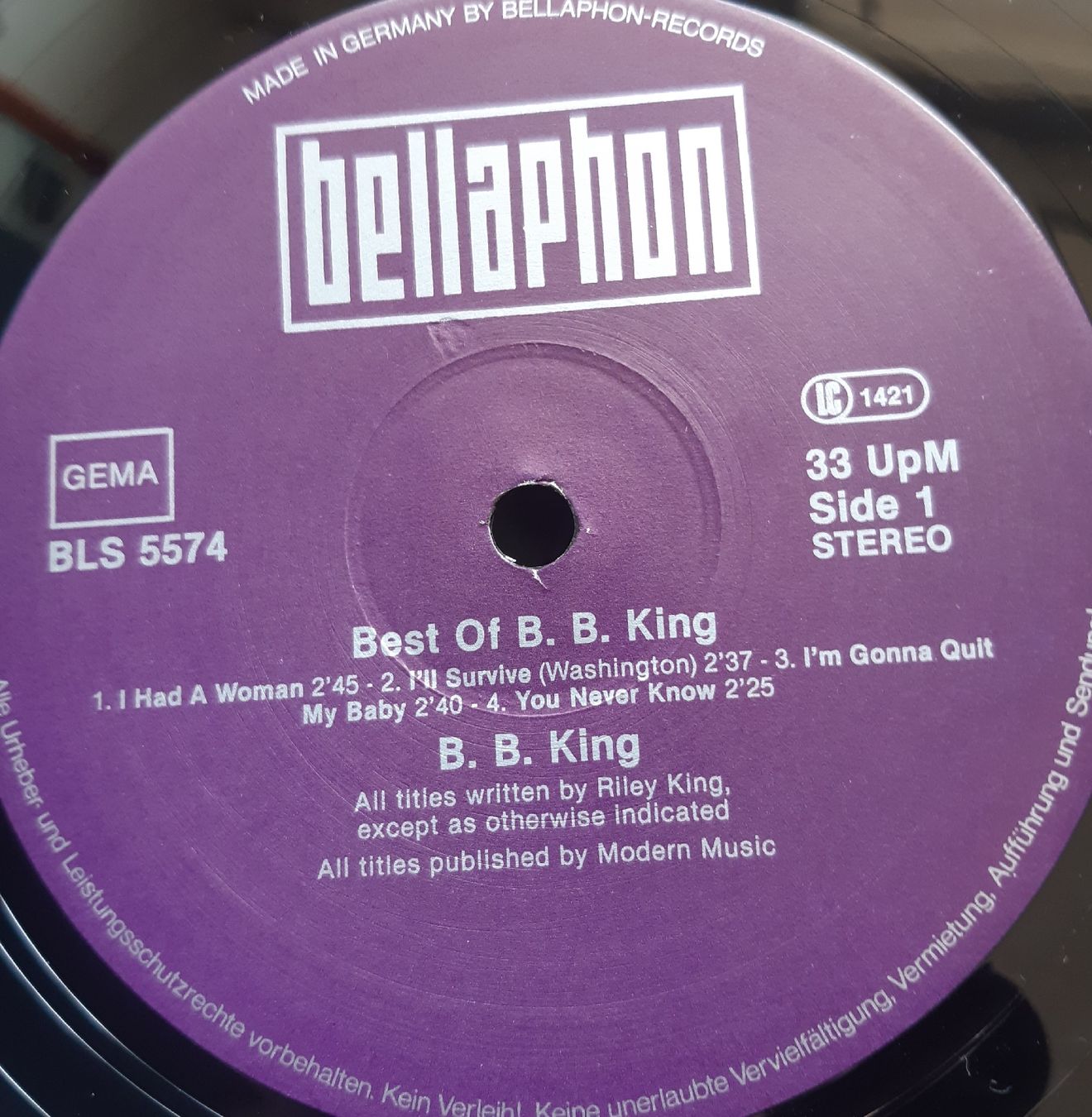 Vinyles: B.B.KING: BEST OF – D'occasion à Frick par kyb_yq8h 5