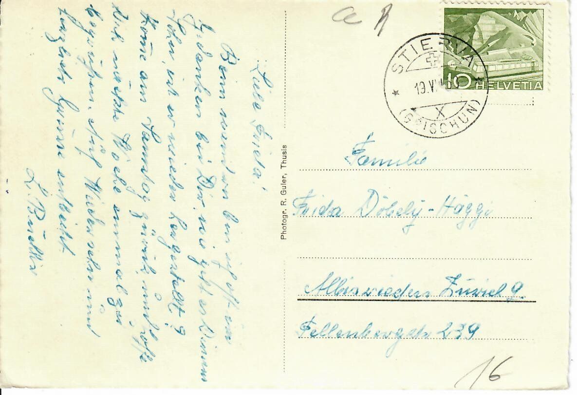 Cartes postales: Stürvis – D'occasion à Hochdorf par Ziegel-16 1