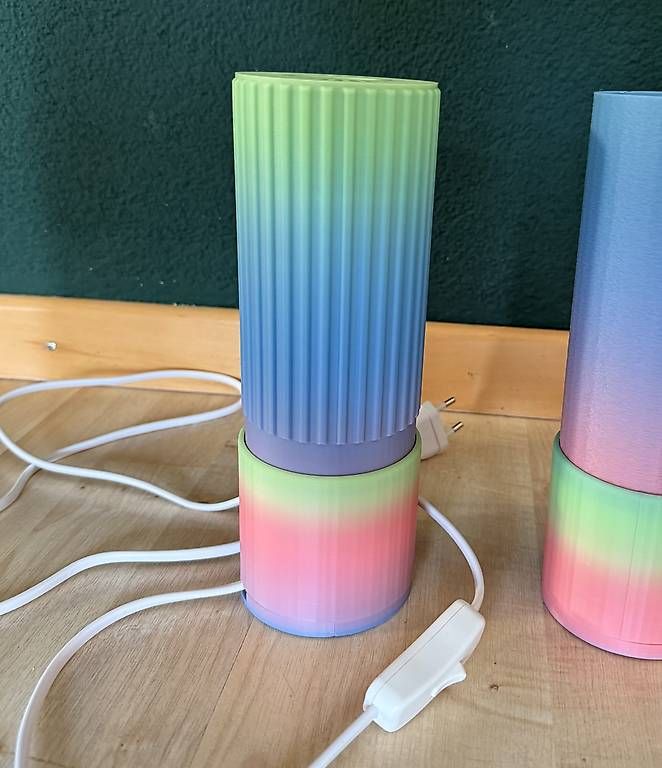 Lampade: 3D-Druck Designerlampe  22 cm – Usato da Bremgarten AG venduto da BremiMF 4