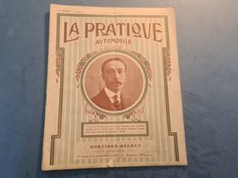 1910 NOVEMBRE BROCHURE LA PRATIQUE AUTOMOBILE VINTAGE