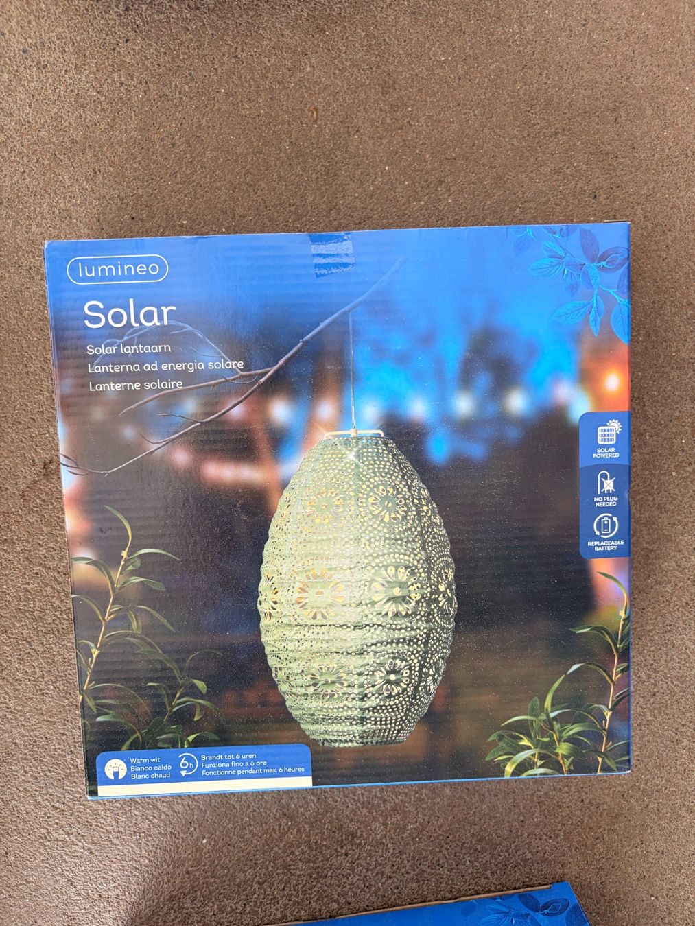 Lanterne: Solarlaterne mit Solar oval grün – Nuovo (secondo la descrizione) da Sursee venduto da pflugshaupt01 1