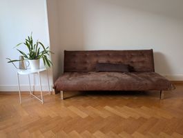 Canapé convertible mid-century modern Maison du Monde marron