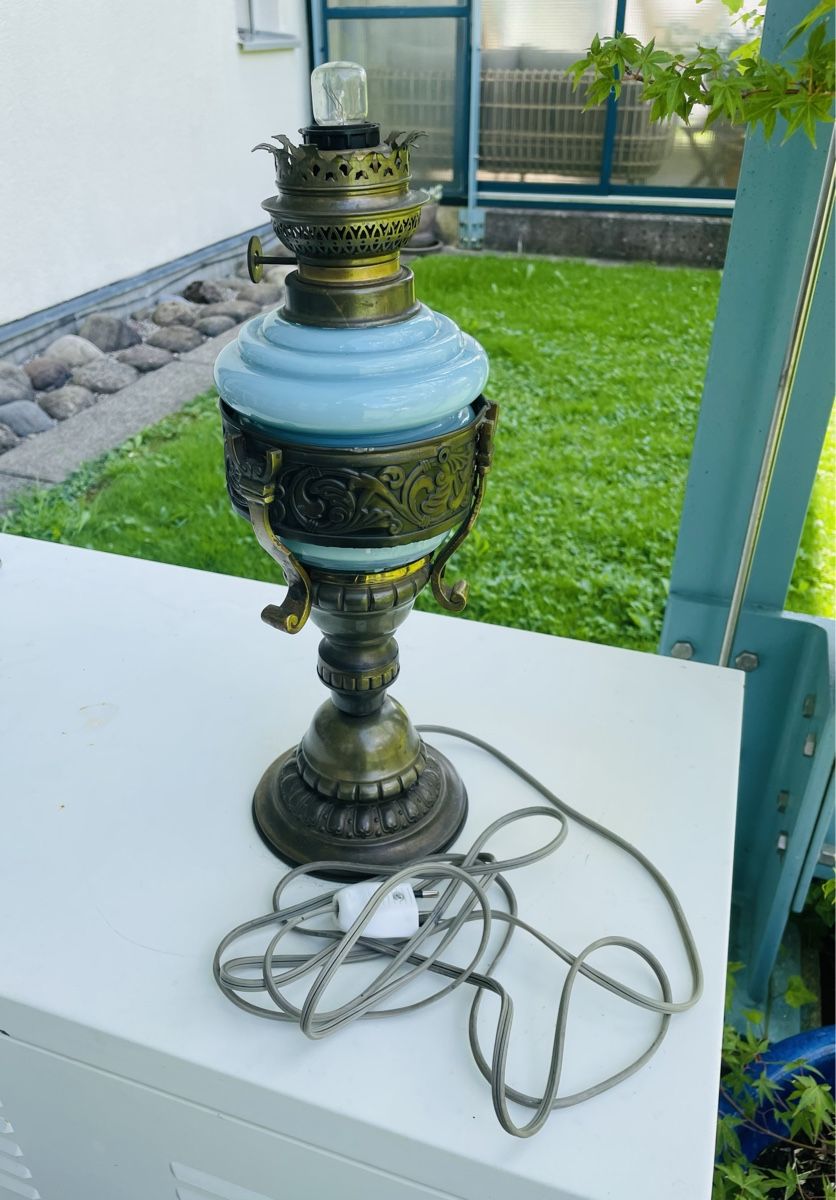 Lampen: schöne Petrollampe mit Stromkabel – Gebraucht aus Schwerzenbach von schwerzi70