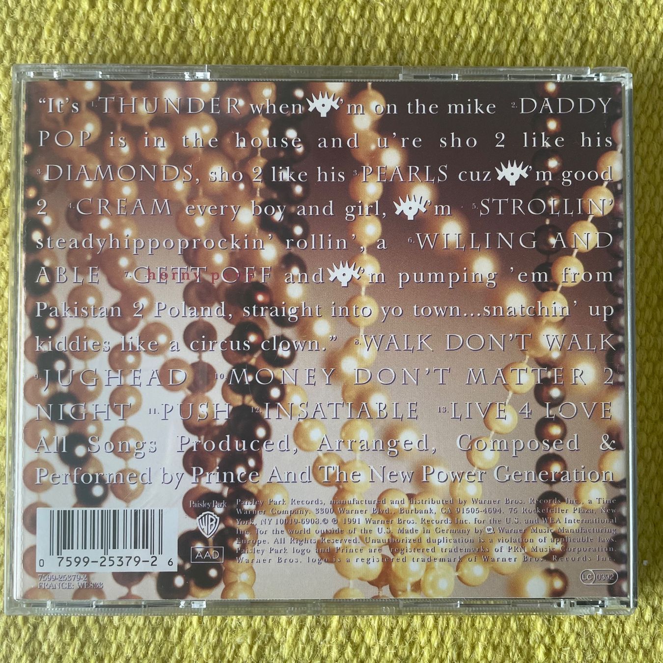 CD: PRINCE-DIAMONDS AND PEARLS – Usato da Rorschacherberg venduto da CD-Roli 1