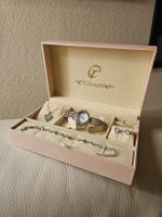 Charmantes Schmuckset: Uhr, Halskette, Armband & Ohrringe 💎