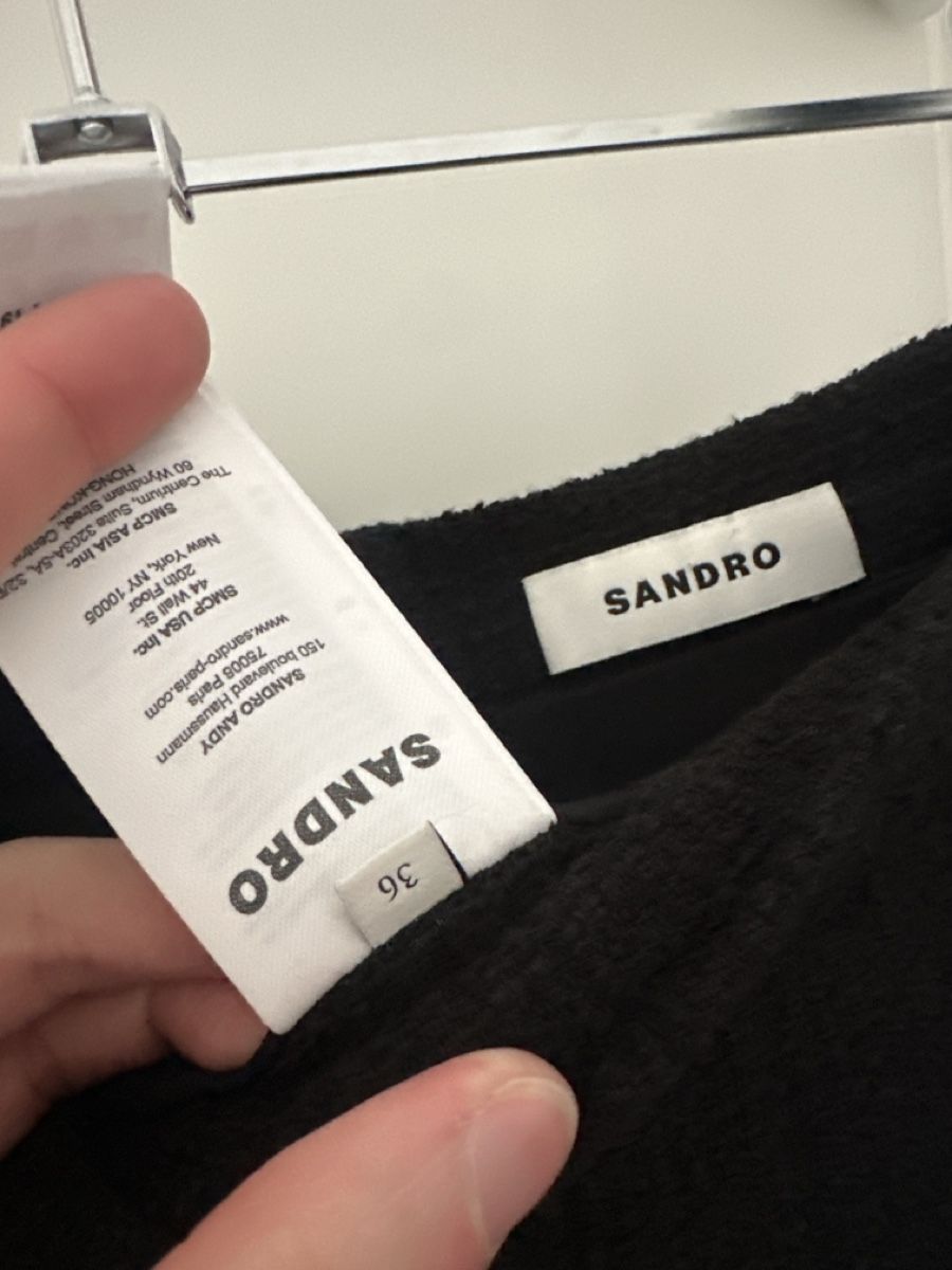 Sandro Gonne: Sandro Minirock, schwarz, Grösse 36 – Nuovo (secondo la descrizione) da Baar venduto da leo_h878 2