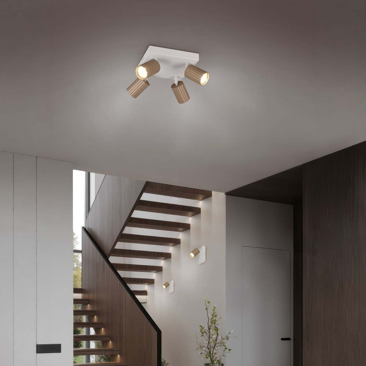 Lampade: Strahler, 4er, Coffee, 20 cm x 20 cm – Nuovo (secondo la descrizione) da Kreuzlingen venduto da Smart-Light 1