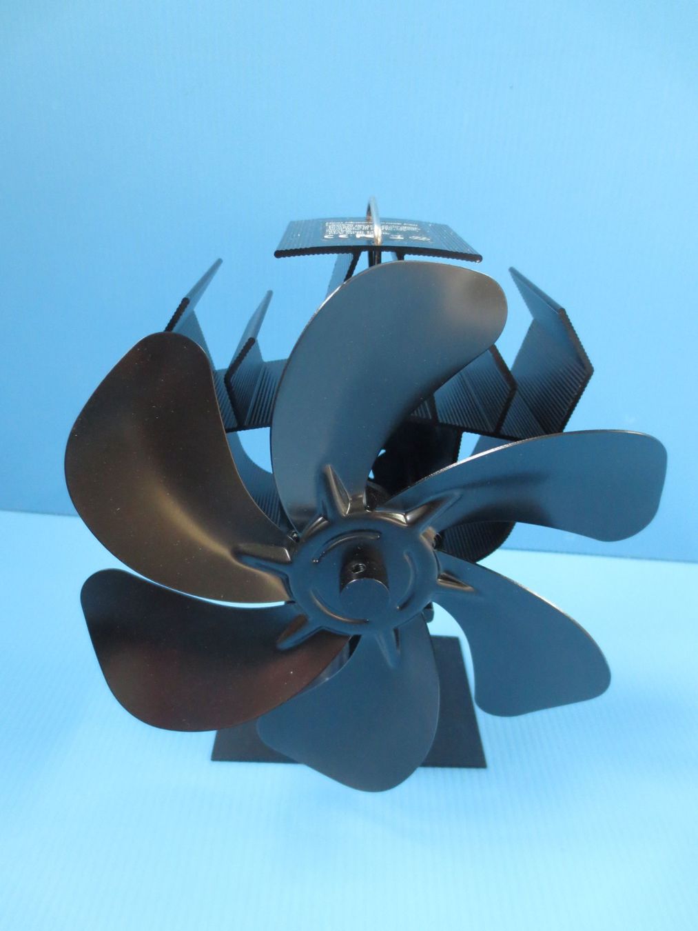 Camini: Ofenventilator 6 Blatt Kamin Lüfter inkl. Thermometer – Nuovo e nell'imballaggio originale da Sulz LU venduto da Elektrofachverkauf 4