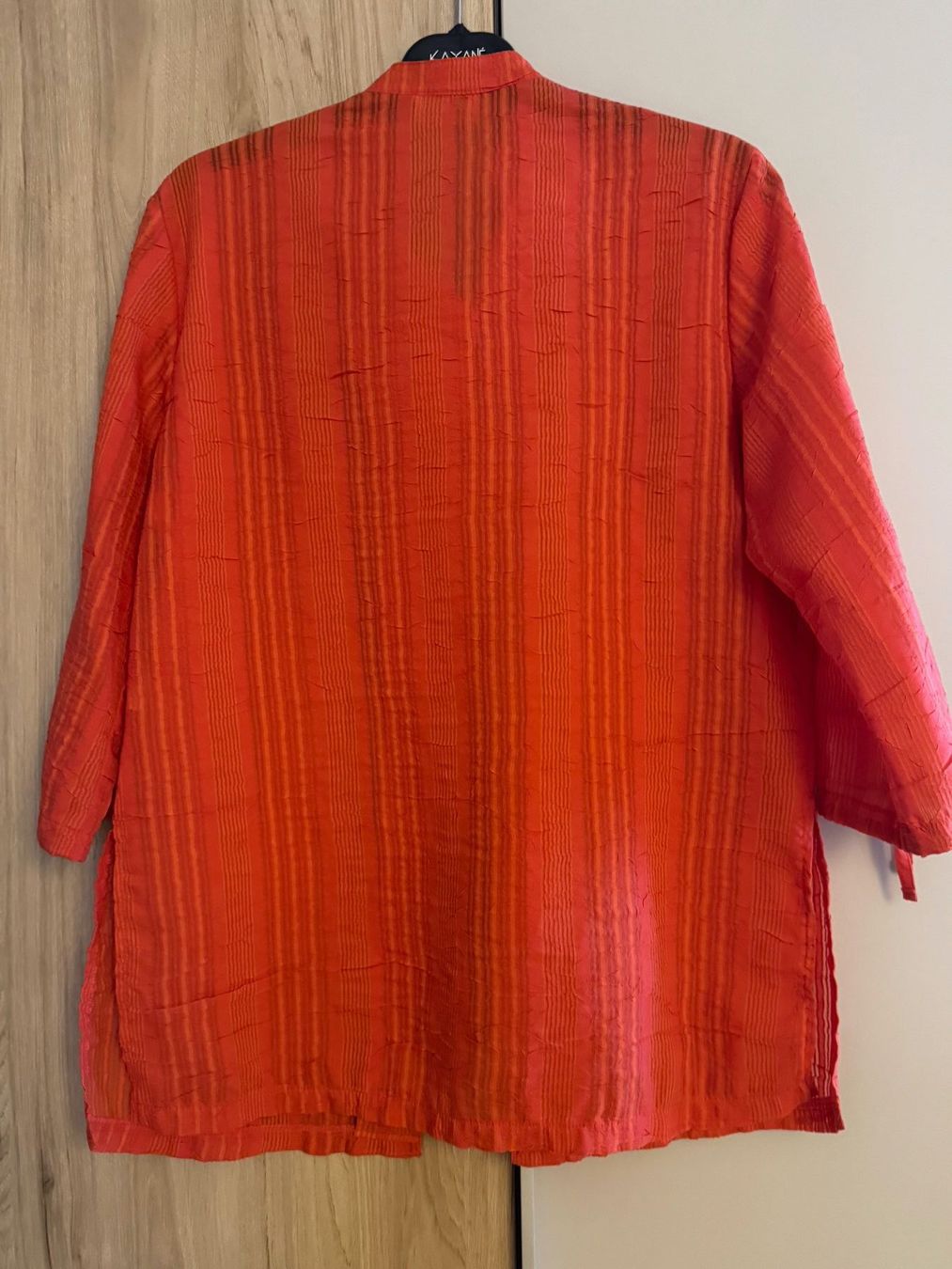 Camicette: Chemisier rayé orange vif - Taille L - Chic! – Usato da Pampigny venduto da nouveau11 1