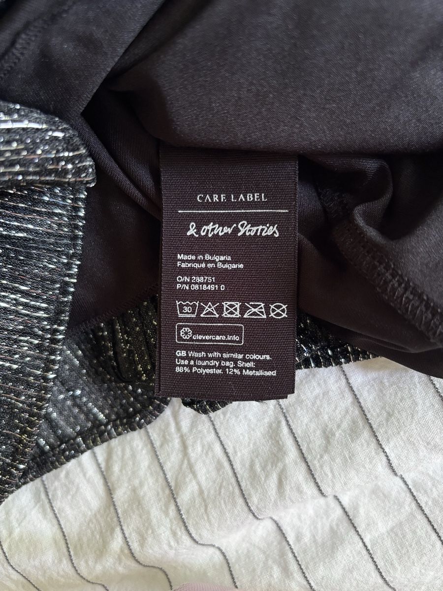 Other Stories Top: Glittery female black top with thin straps S  – Nuovo (secondo la descrizione) da Villard-sur-Chamby venduto da kamila_1024 1