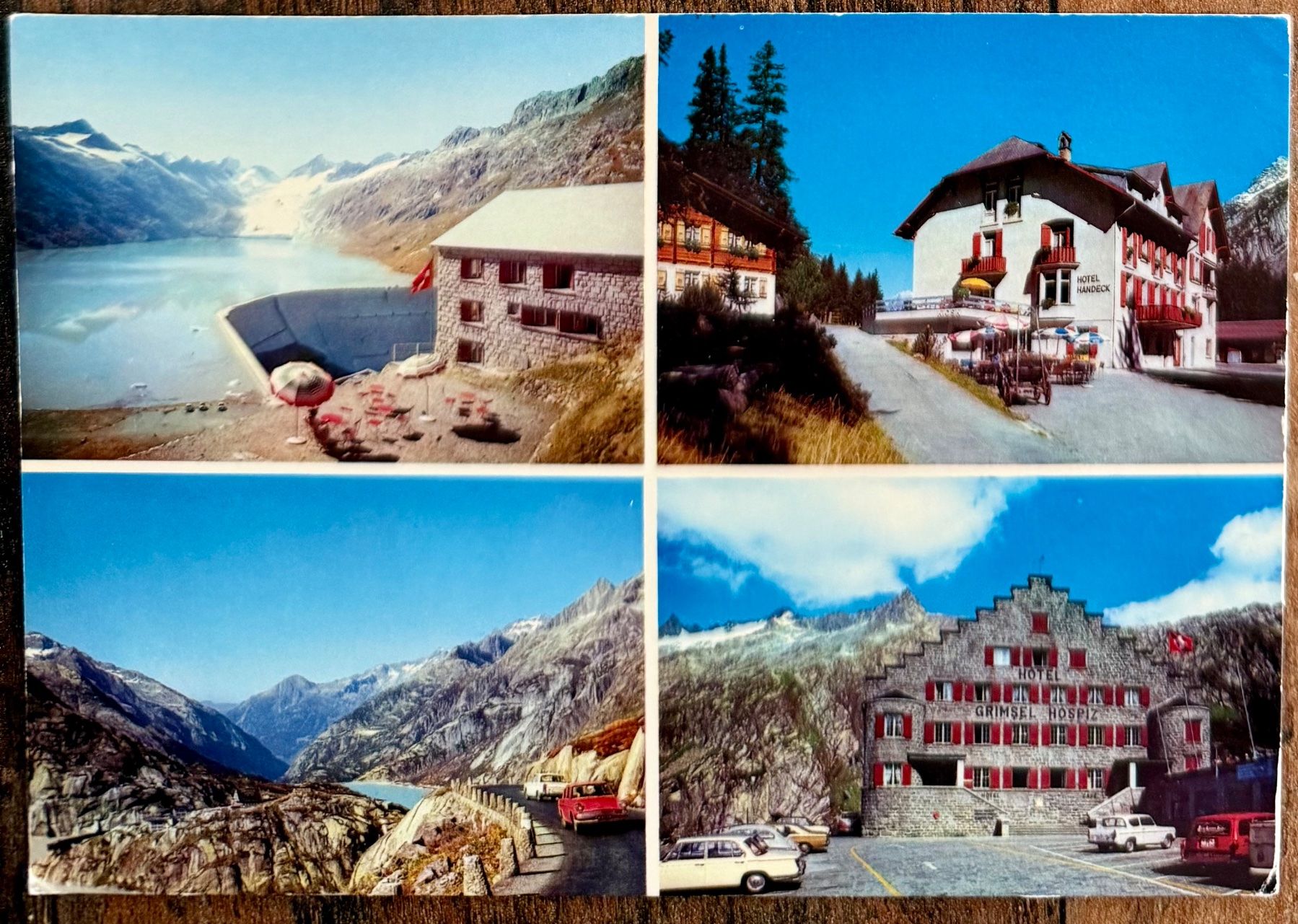 Cartoline postali: AK: Grimsel - Passhöhe - Hospiz - Parking – Usato da Lutry venduto da Ediego
