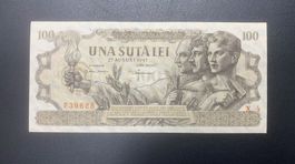 Banknote Rumänien, 100 Lei, 1947 (P-65!), UNZ, Superpreis!