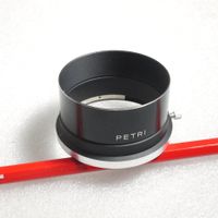 Petri Slip-on Sonnenblende / paresoleil / Lens Hood. Japan.