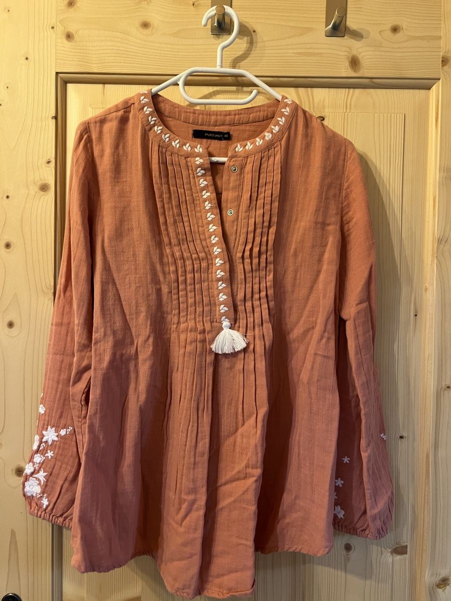 Camicette: Umstandsbluse mit langen Ärmel – Usato da Auslikon venduto da malanga05
