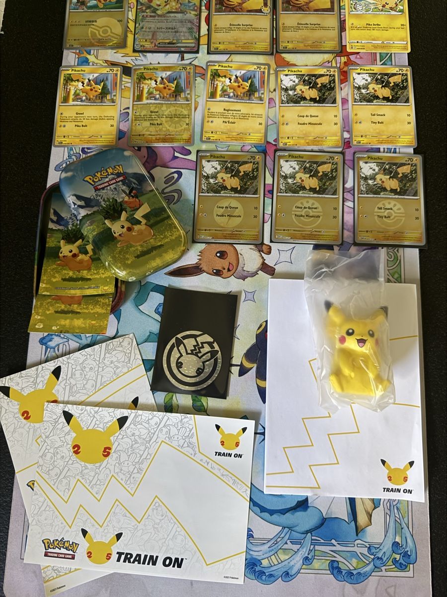 Pokémon Carte collezionabili: Pokémon - Lot Pikachu – Nuovo (secondo la descrizione) da Uvrier venduto da sauma85 5