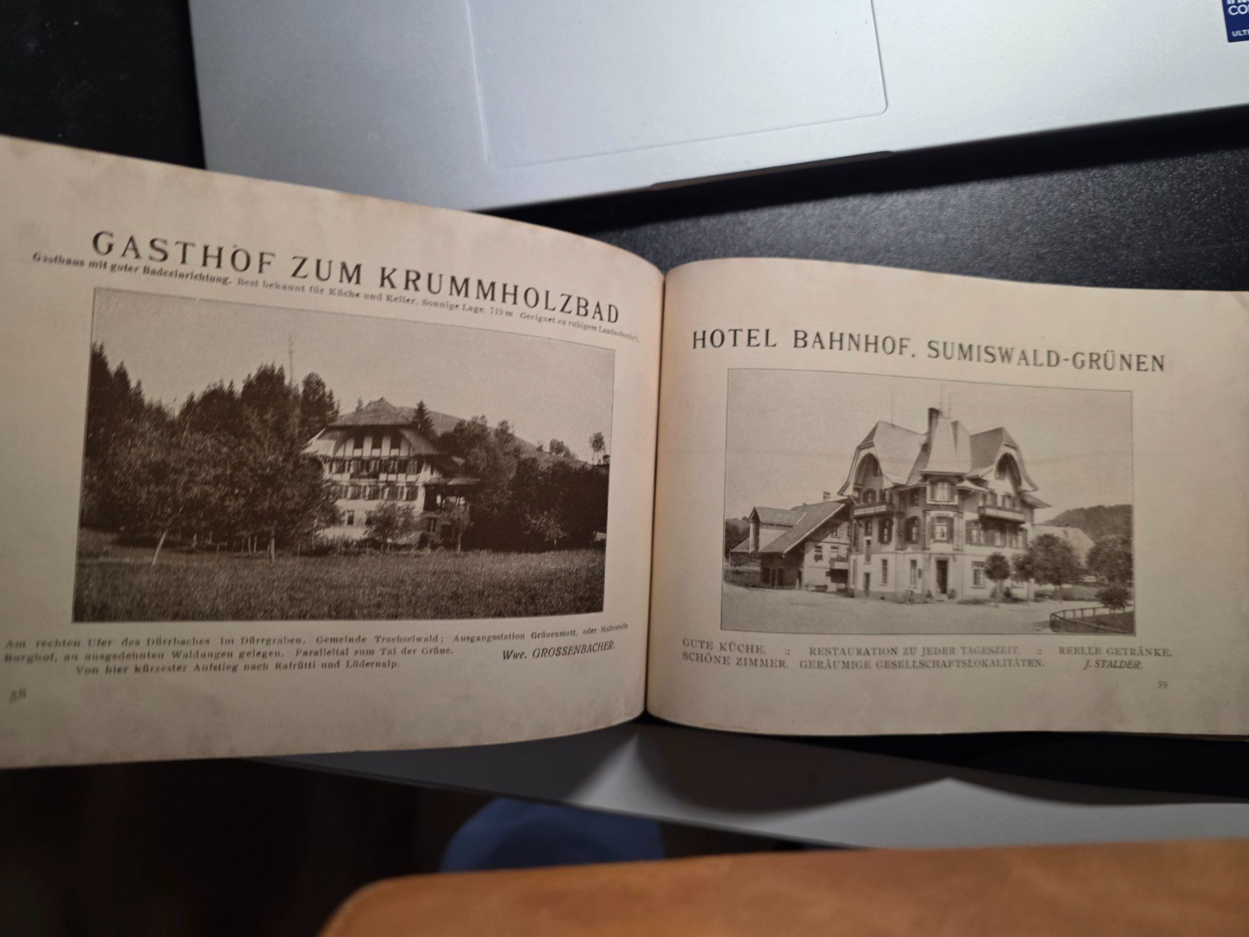 Libri: Worb und das Unter-Emmental - 1921 - Sumiswald – Usato da Walterswil BE venduto da Lonitti 3