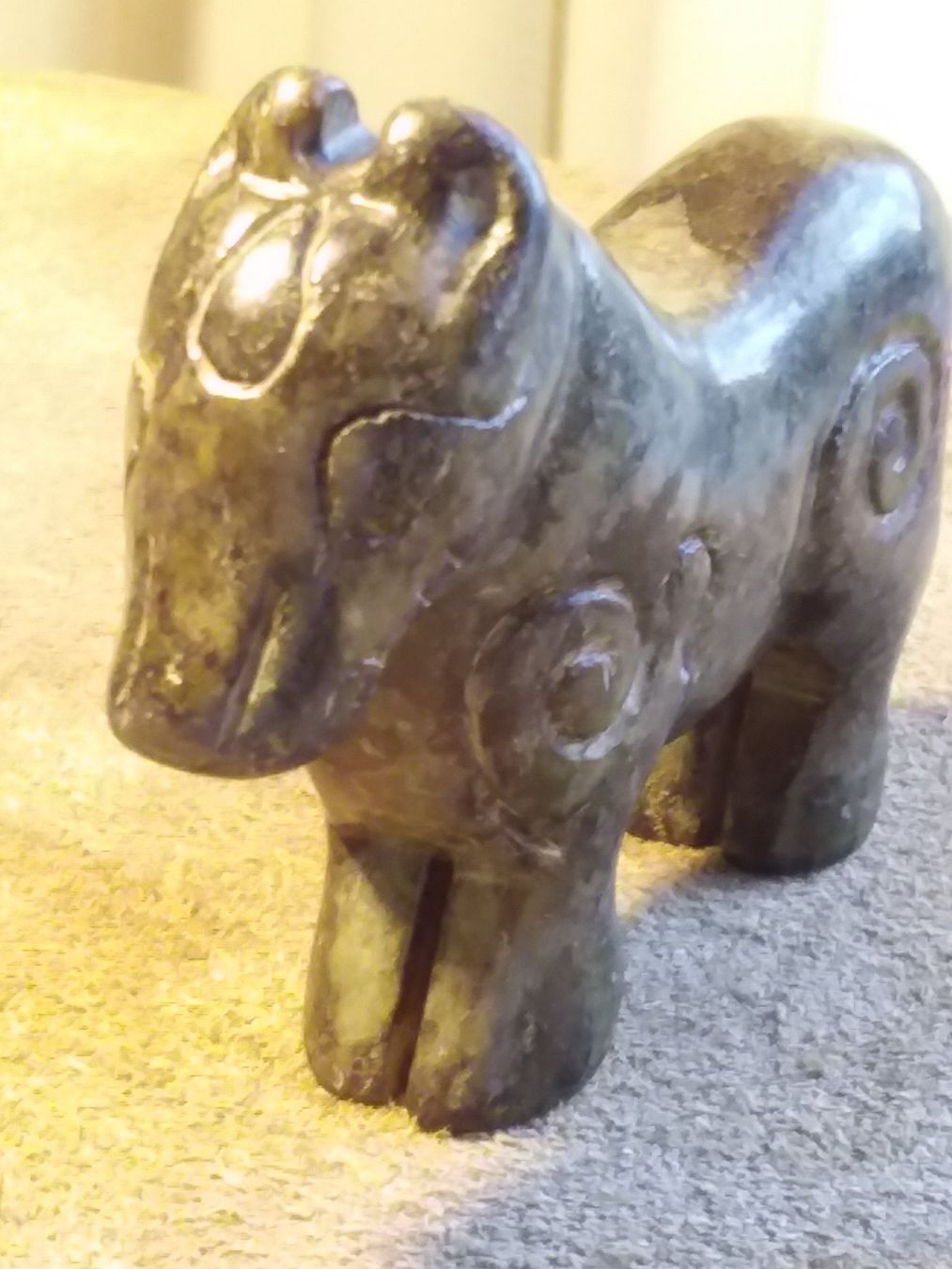 Statuette: Antike handgeschnitzte Jade Figur Pferd 19Jhd. China – Usato da Zürich venduto da sanwit 4