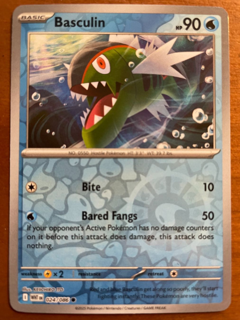 Pokémon Sammelbilder & Trading cards: Pokemon Basculin Reverse (Versand gratis) – Neu (gemäss Beschreibung) aus Chur von Angerson