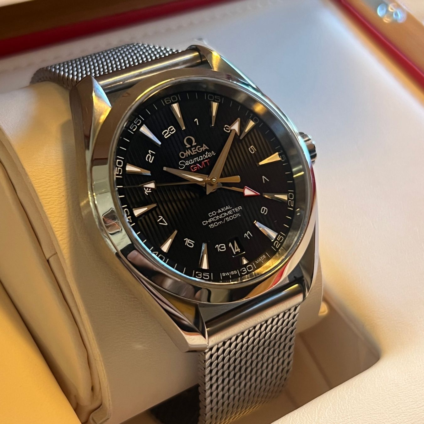 Omega Orologi: Omega Seamaster Aqua Terra Automatic GMT Date Full Set 231 – Usato da Carouge GE venduto da Watchaser 1