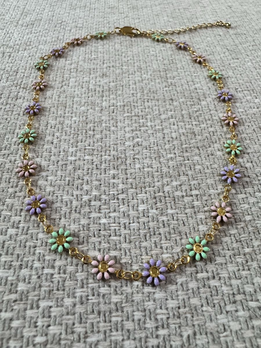 Catenine: Blumenhalskette / Choker von ByNouck – Usato da Zürich venduto da MHW23