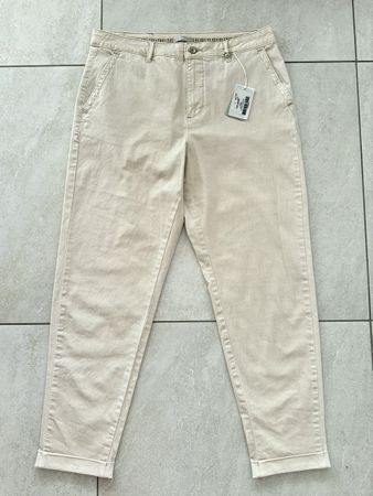 Leichte Damen Chinos Hose von NILE. Gr. L, NEU. Baumwolle.  