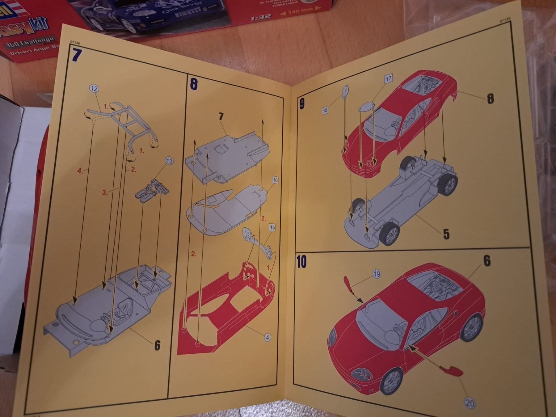 Revell Modellautos: Revell Auto  Ferrari 360 Challenge Easy Kit 3 Stück – Neu und originalverpackt aus Au (SG) von mavi4114 4