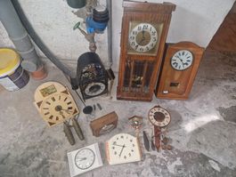 antike wanduhr 