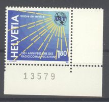 1988, Dienstmarken (UIT D XI) **