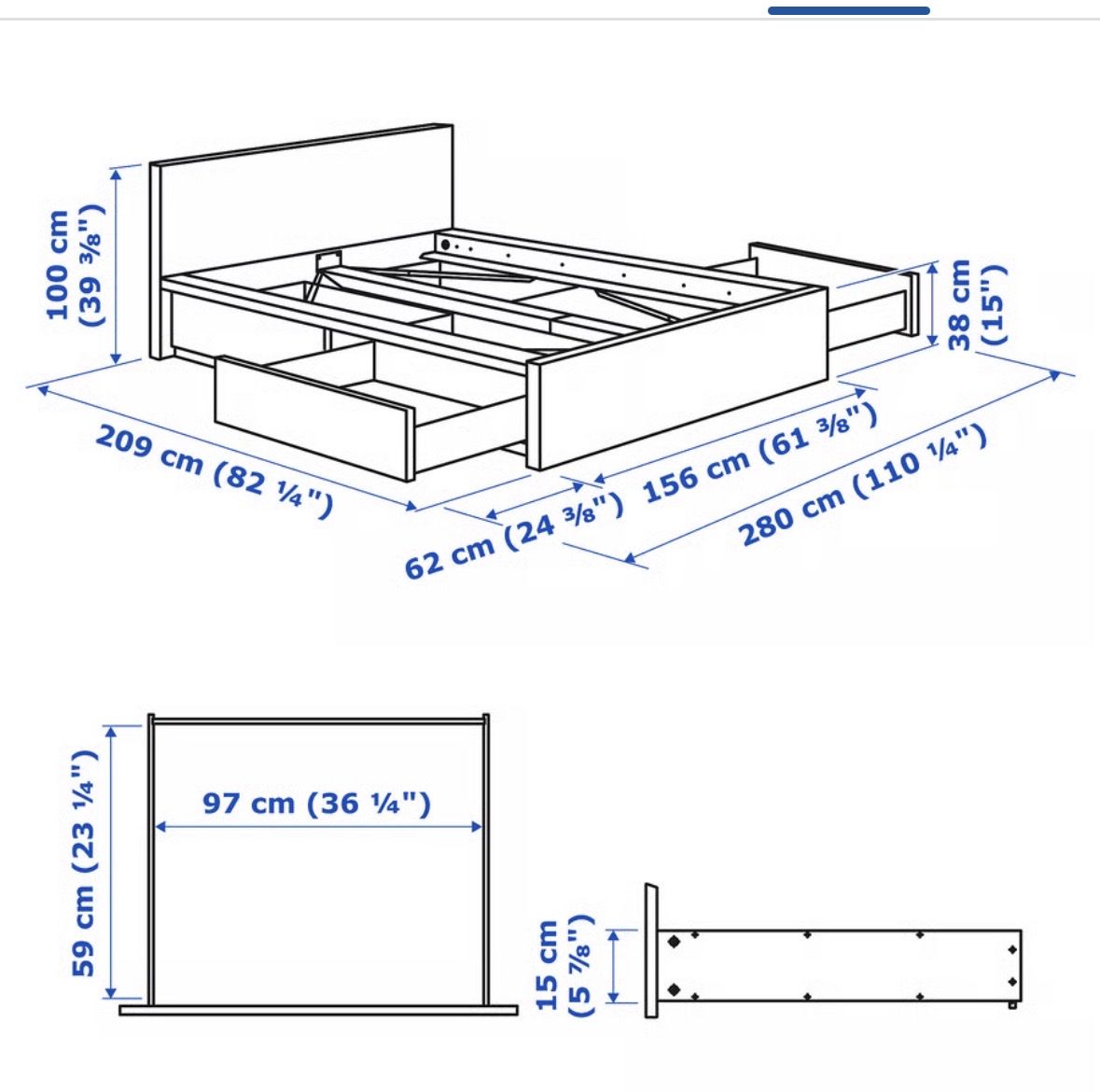 Letti: Lit IKEA 140x200 – Usato da Vich venduto da NatachaCK 1