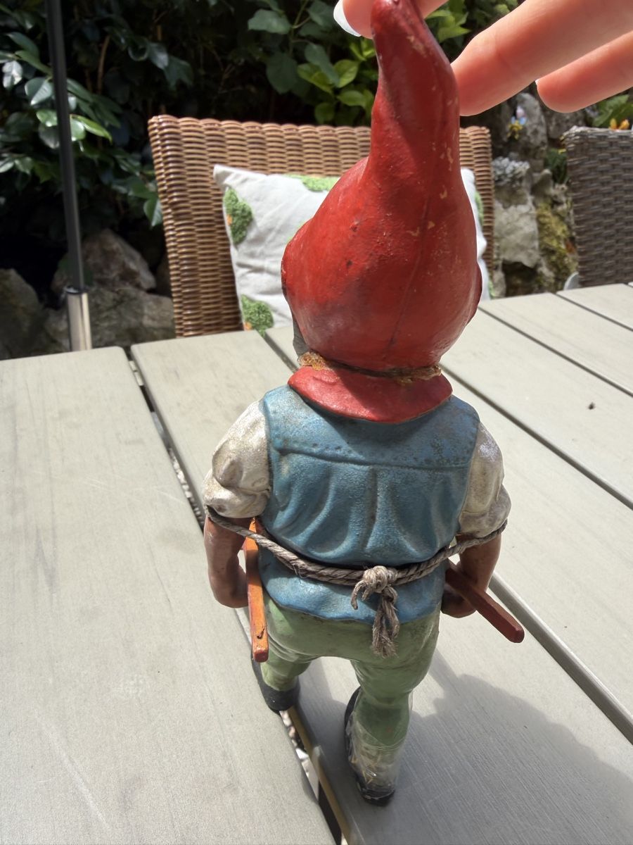 Statuette: Antiker Zwerg mit Schubkarre – Usato da Pfäffikon ZH venduto da lenaviktoria 3