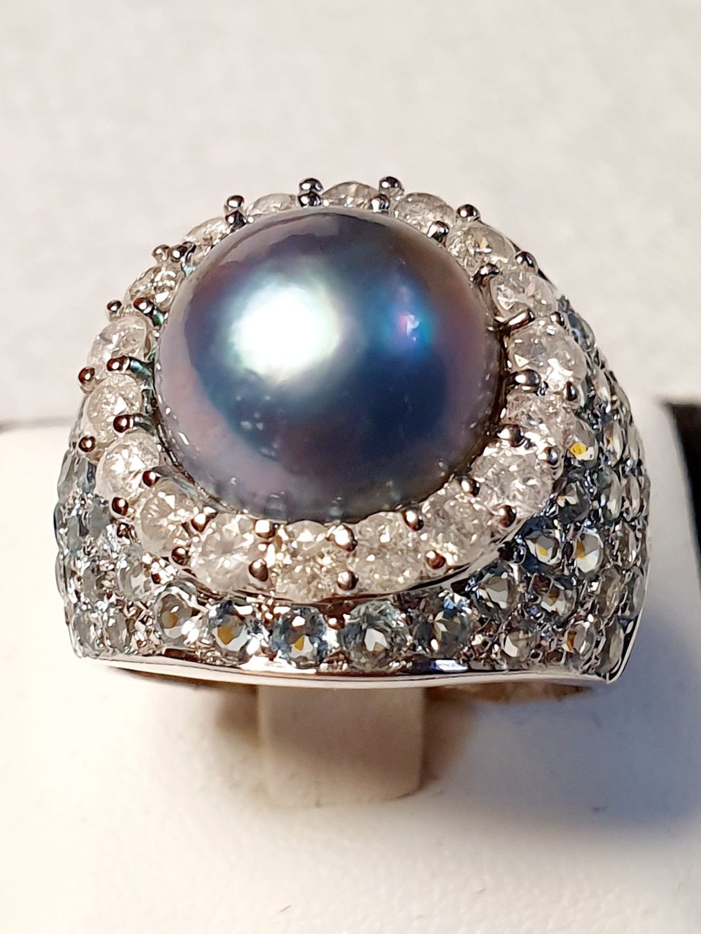 Anelli: Blauperle Ring Diamanten Aquamarine – Nuovo (secondo la descrizione) da Zürich venduto da Benedikt21 3