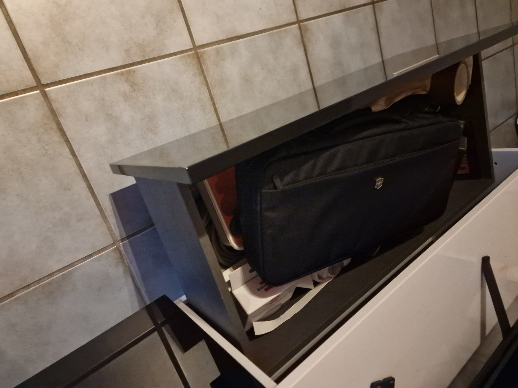TV Möbel: Mobile TV  nero e bianco sideboard – Gebraucht aus Bolken von pep_sp7k 1