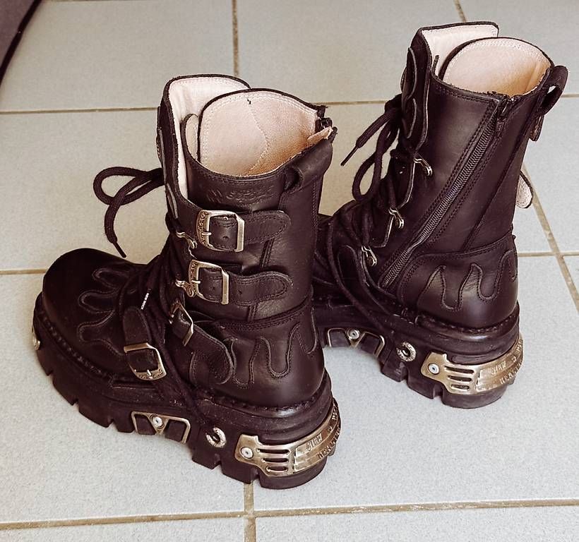 New Rock Scarpe da uomo: NEW ROCK Stiefel Boots Grösse 40 – Usato da Kirchdorf BE venduto da megablox 2