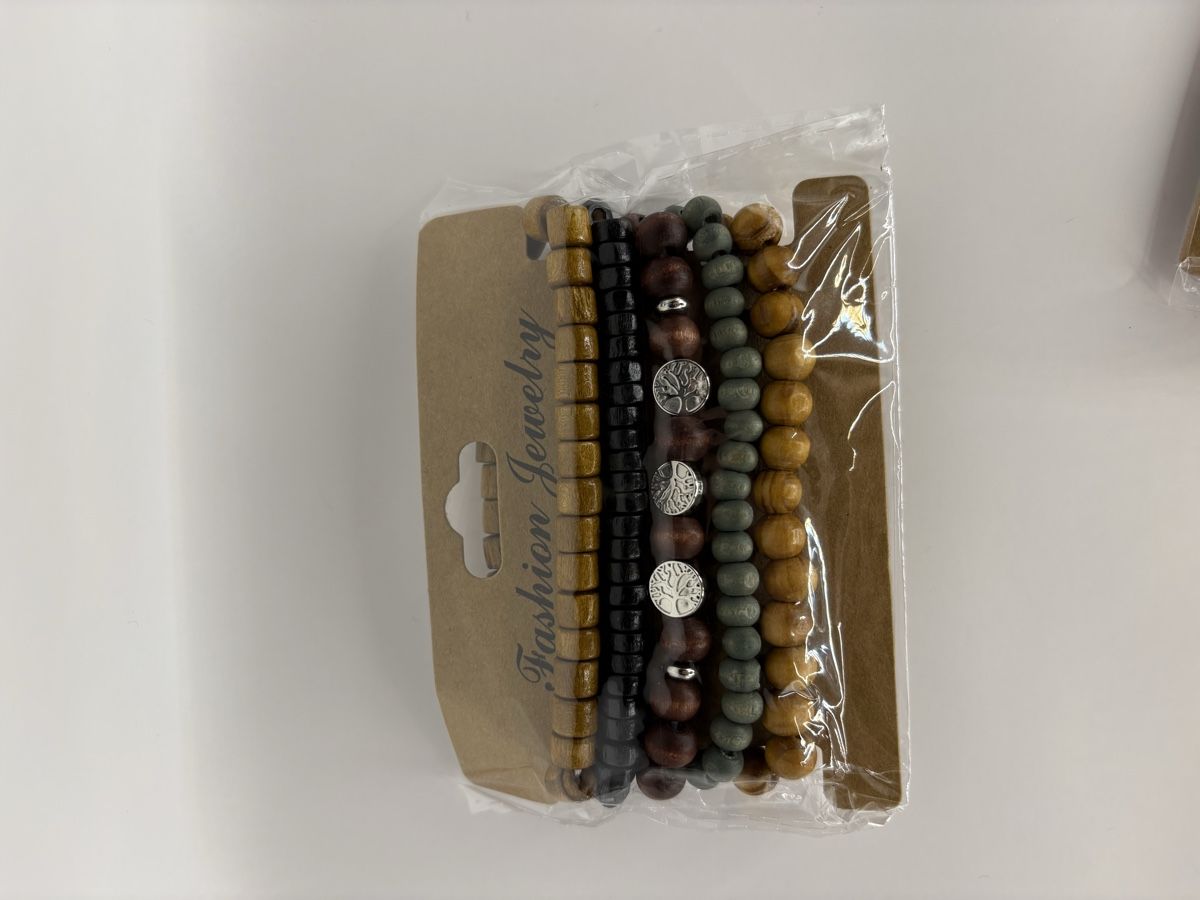 Armbänder & -reifen: Restposten 25 Stück Holzperlen Armbänder – Neu und originalverpackt aus Güttingen von jos_787s 1