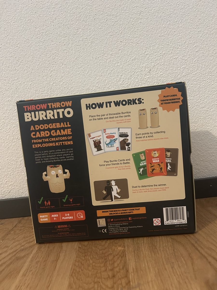 Giochi: Throw Throw Burrito Spiel – Usato da Uster venduto da xBeccax 1