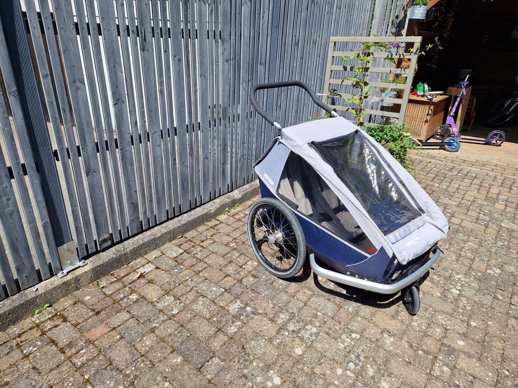 Croozer Rimorchi: Croozer 2 inkl. Zubehör – Usato da Zufikon venduto da PGr2010
