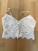 Weisses Stick Crop Top