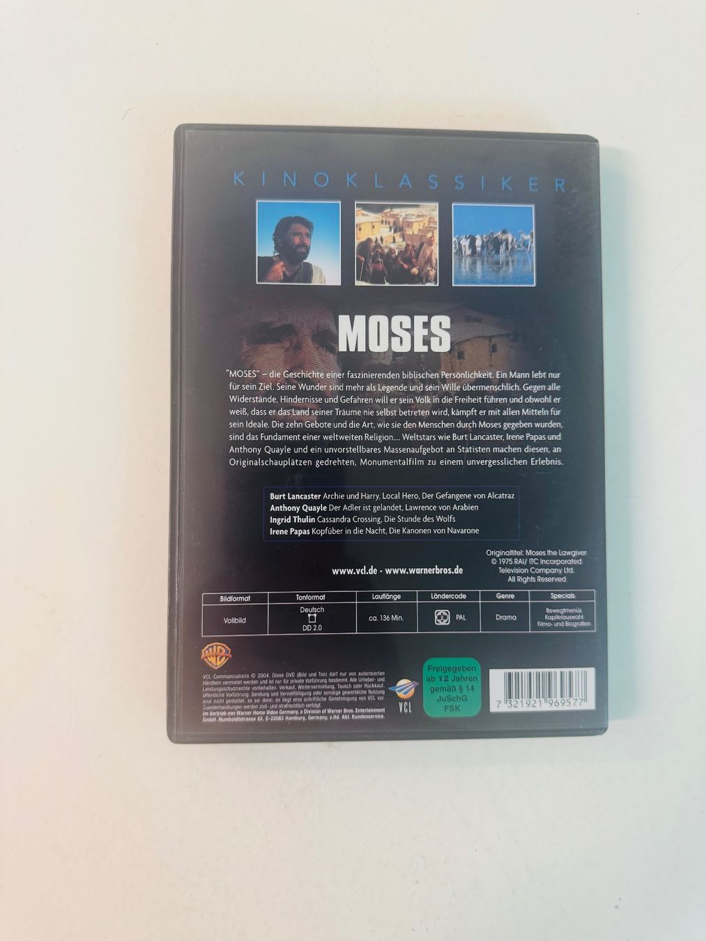 Tutti i DVDs: MOSES (DVD) MIT BURT LANCASTER – Usato da Basel venduto da san_2qlq 1