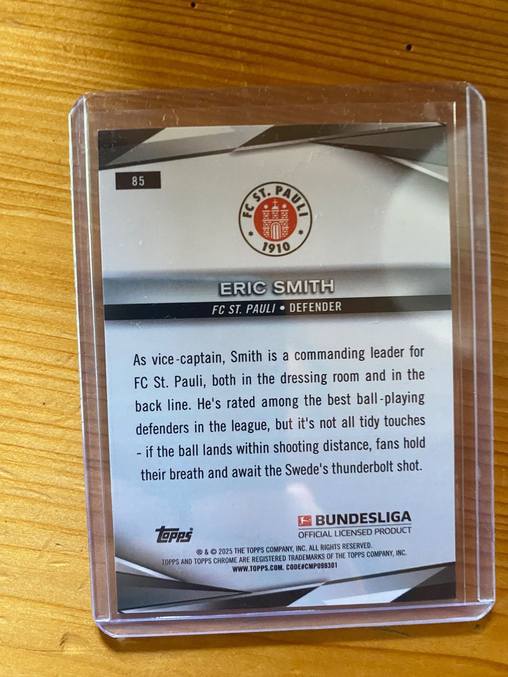 Topps Carte collezionabili: Topps Chrome Bundesliga 24/25 Eric Smith /52 – Nuovo (secondo la descrizione) da Zürich venduto da BVBWINNER 1
