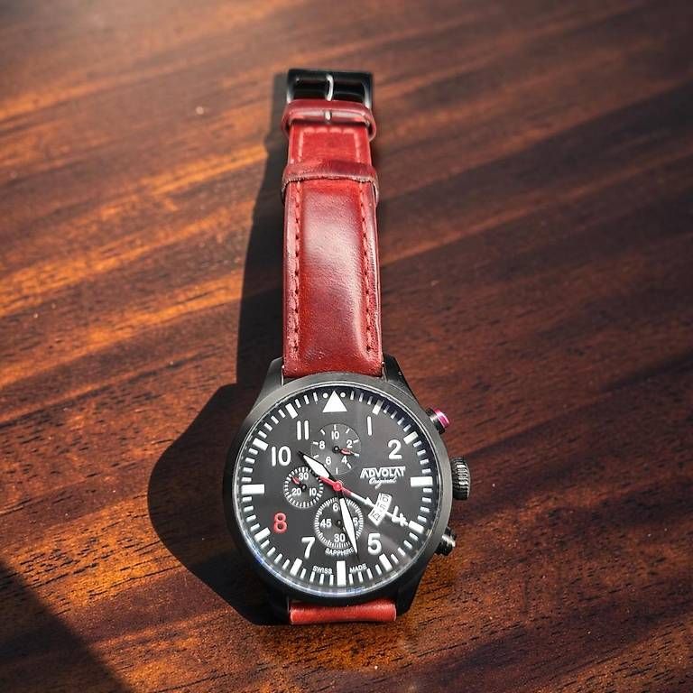 Orologi: ADVOLAT  88008 FLIEGER 8 CHRONO – Usato da Basel venduto da mkz_859r 2