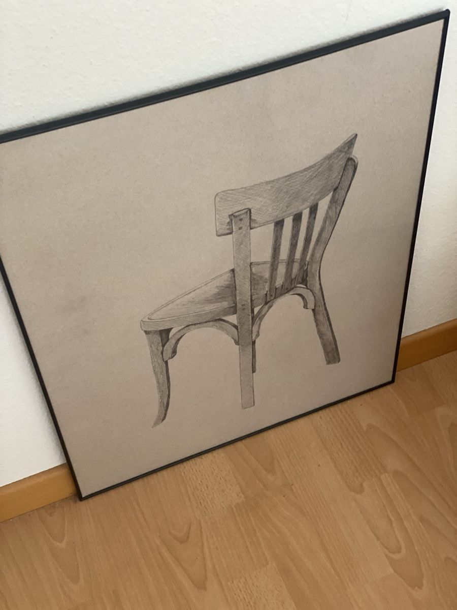 Dipinti: Dessin Encadré d'une Chaise – Nuovo (secondo la descrizione) da Biel/Bienne venduto da ana_2427