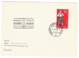 Carte de Zürich BPA A693 pour Bern le 9.V.55