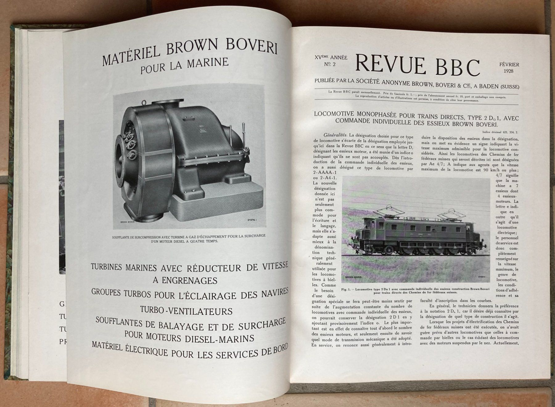 Riviste & Magazine: Revue B.B.C. 1929 - complet (12 numéros) – Usato da Versoix venduto da HELVETICA_1 7