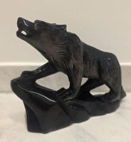 Silber Obsidian Wolf 1.12kg