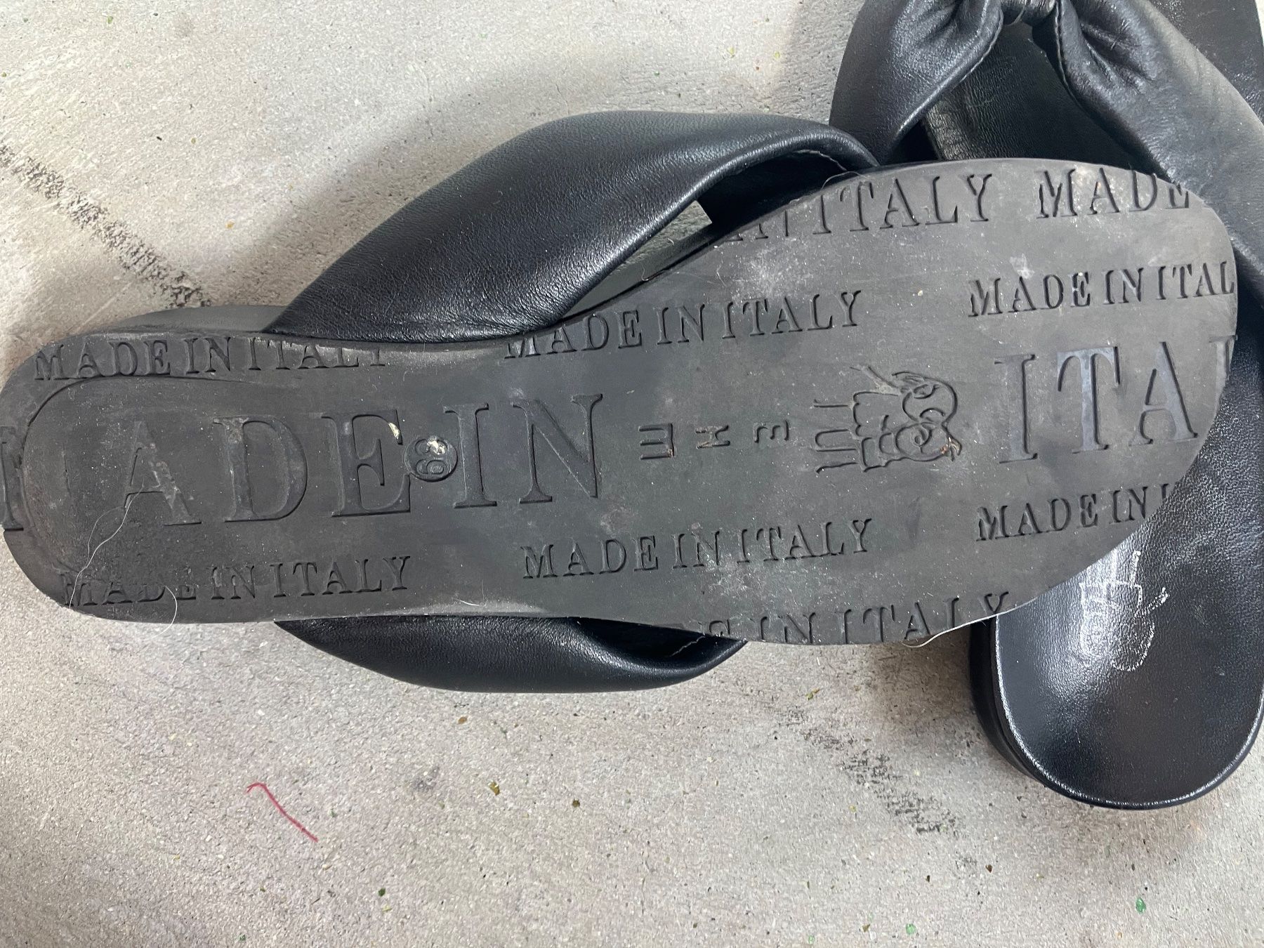 Damenschuhe: Schwarze Ledersandalen – Gebraucht aus Bern von dinamaria 1