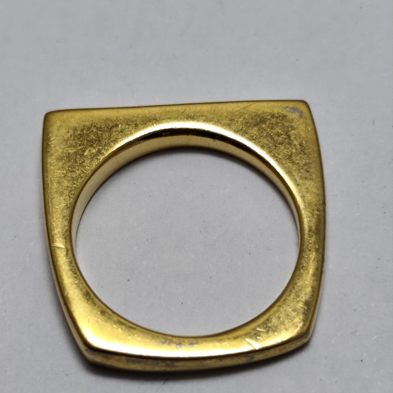 Ringe: Minimalistischer geometrischer Ring Gold plated #B5 – Gebraucht aus Châtelaine von Tropic.Watch2 3