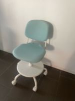 Ikea VIMUND Drehstuhl Kinder blau weiss Rollen guter Zustand