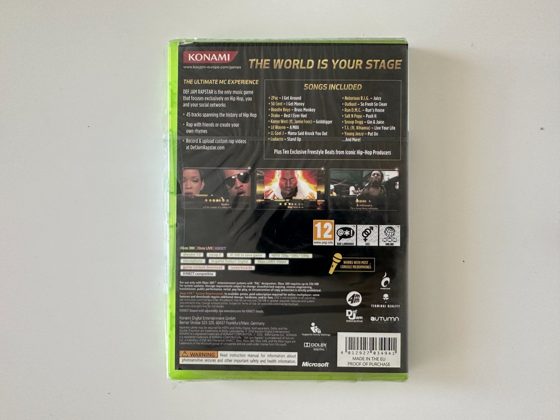 Microsoft Giochi: Def Jam Rapstar, Xbox 360 Sealed – Nuovo e nell'imballaggio originale da Couvet venduto da Aura_aura 1