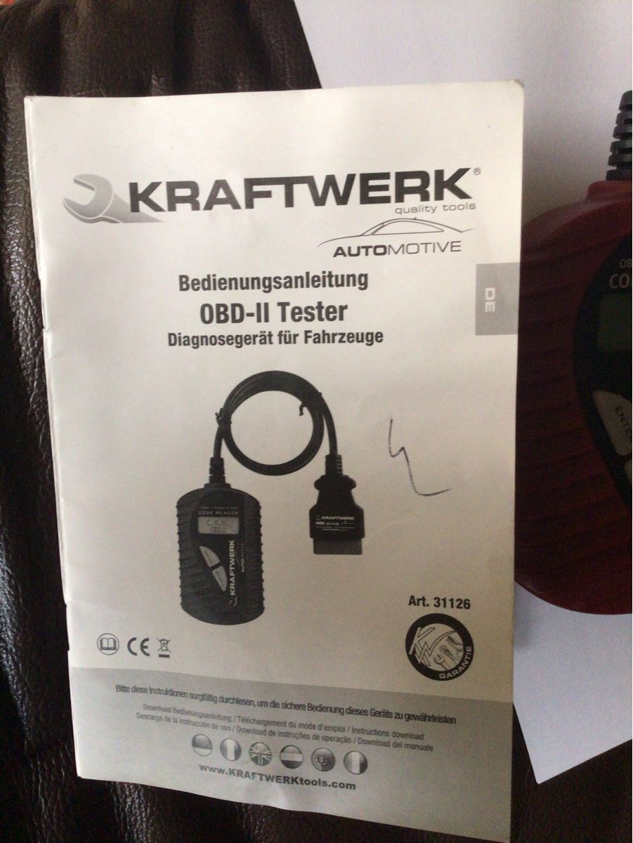 Kraftwerk Mesurer: Kraftwerk OBD-II Code Reader Diagnosegeraet Art 31126 – D'occasion à Lauterbrunnen par Baergfee5 1