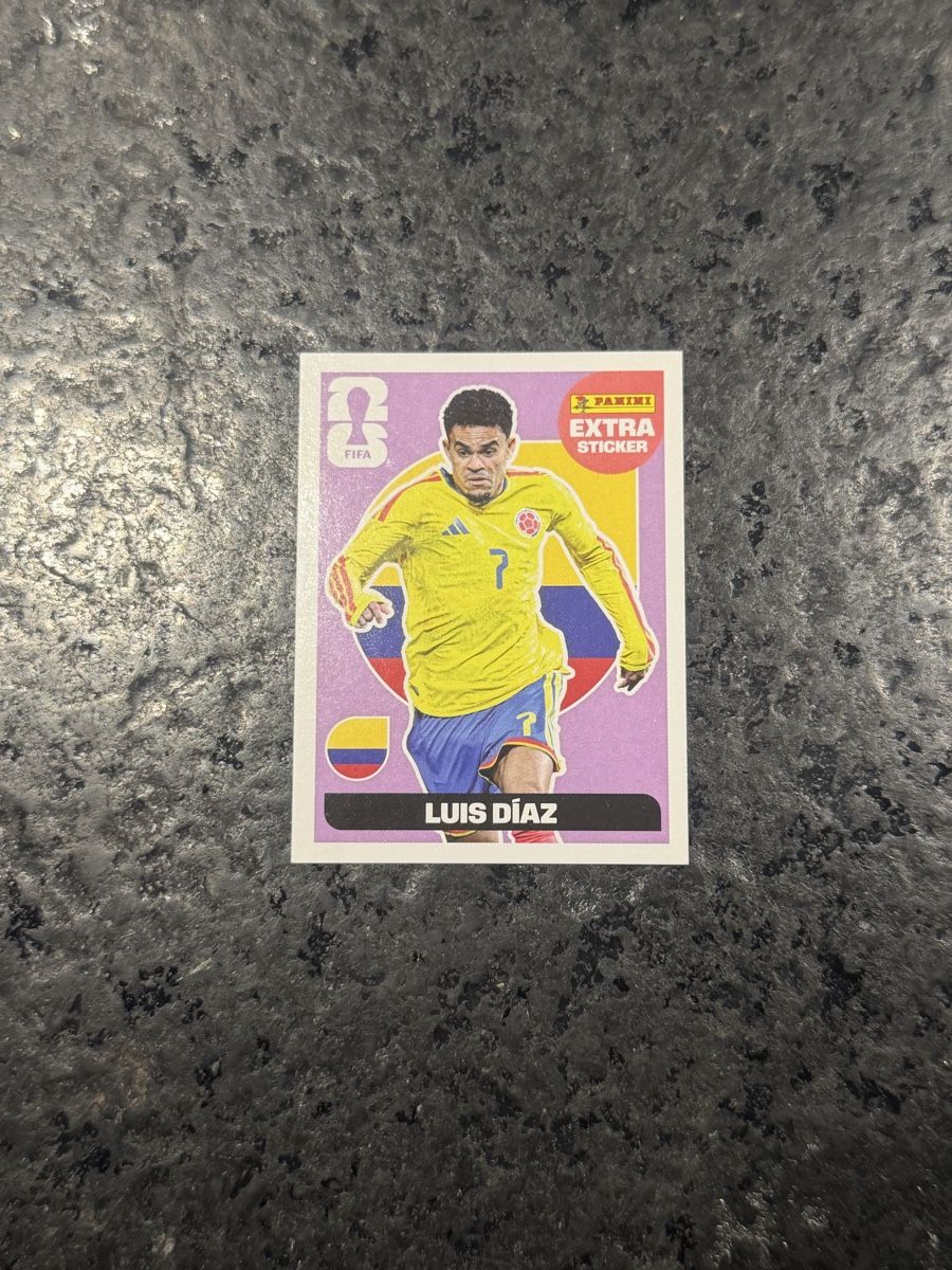 Panini Carte collezionabili: Panini FIFA 2026 | Extra Sticker | Luis Díaz – Nuovo e nell'imballaggio originale da Orpund venduto da joe_hazard